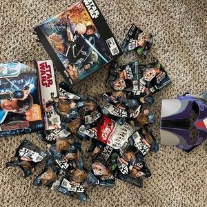 Box of Star Wars items
